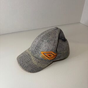 Umbro Youth All Sports Stretch fit Hat Grey/Orange One Size Baseball Hat